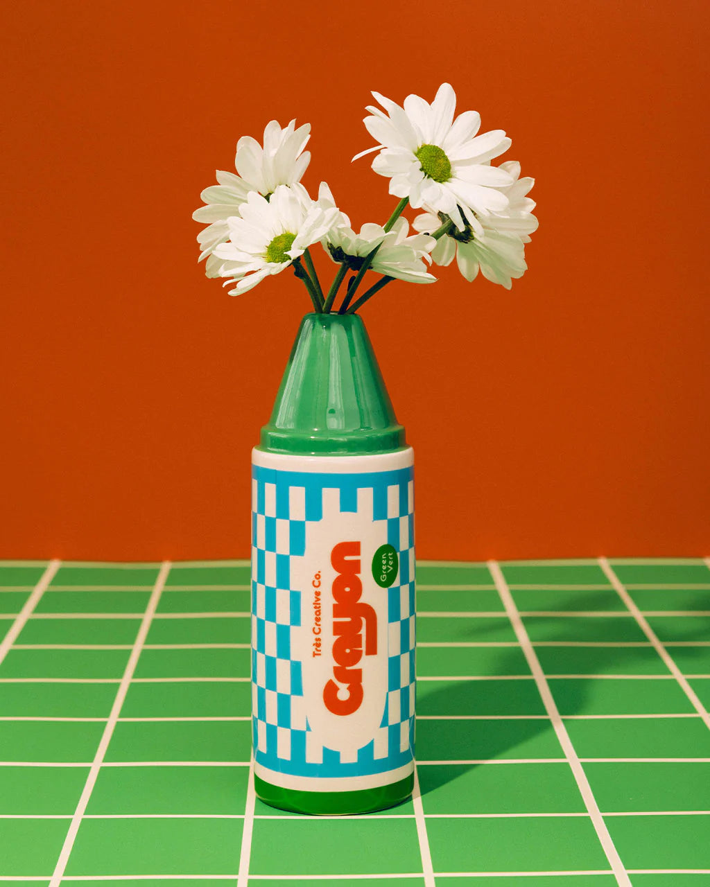 Color Me Happy Crayon Vase