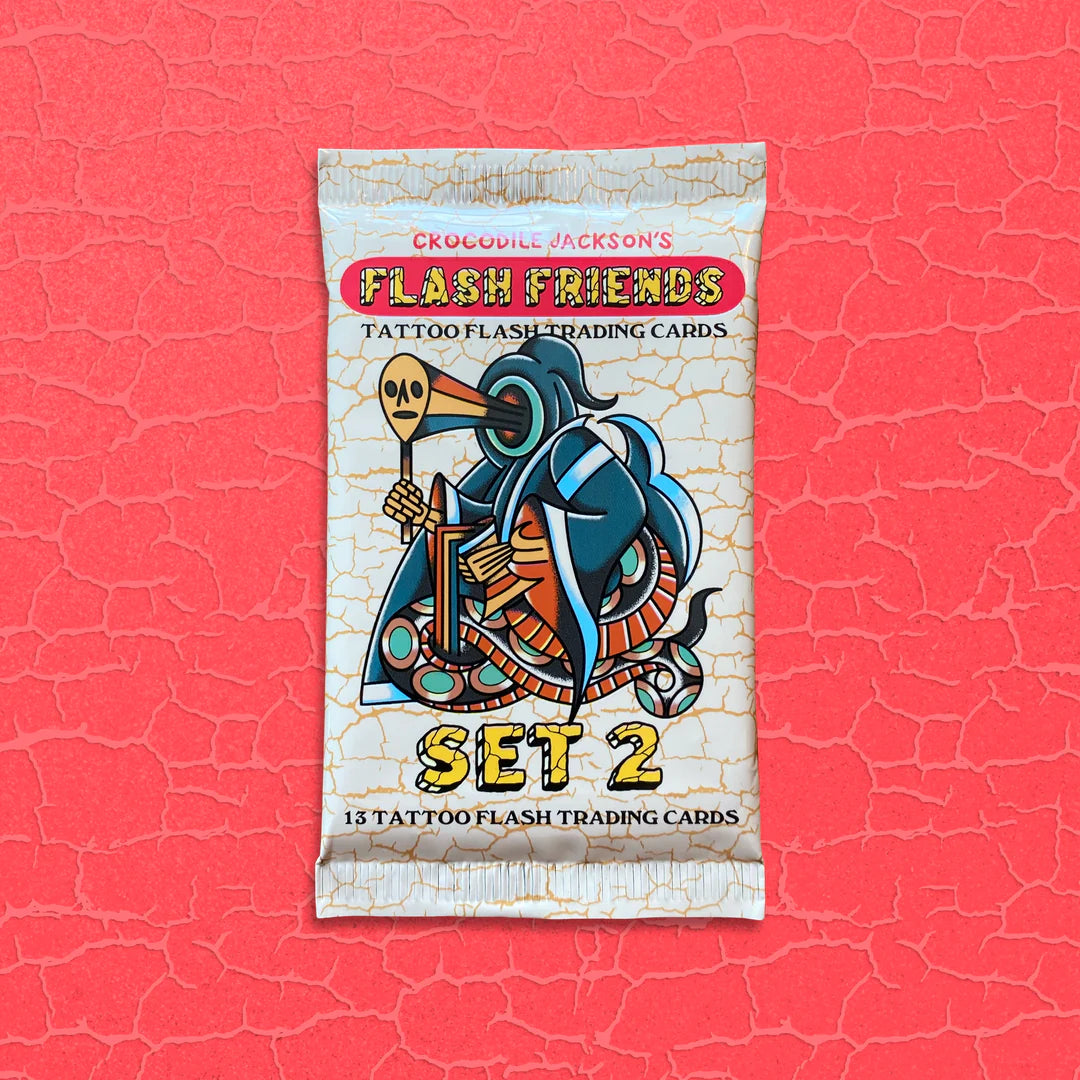 Crocodile Jackson's Flash Friends Tattoo Cards Set 2