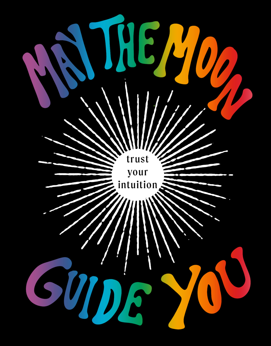 Moon Guide Scratch Off card