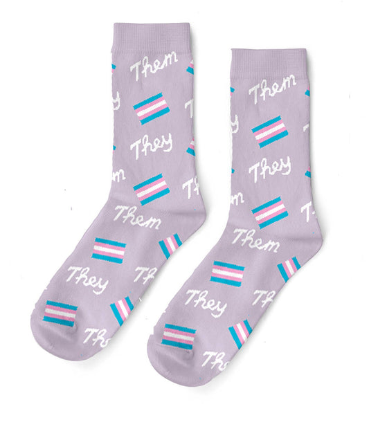 They / Them Unisex Crew Socks