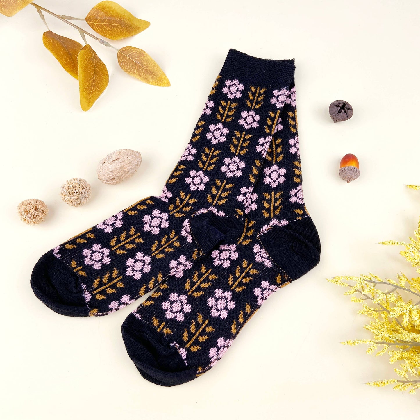 Floral Cozy Socks