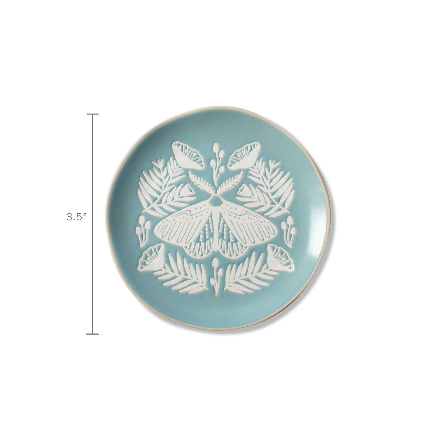 Moth Stoneware Trinket Tray