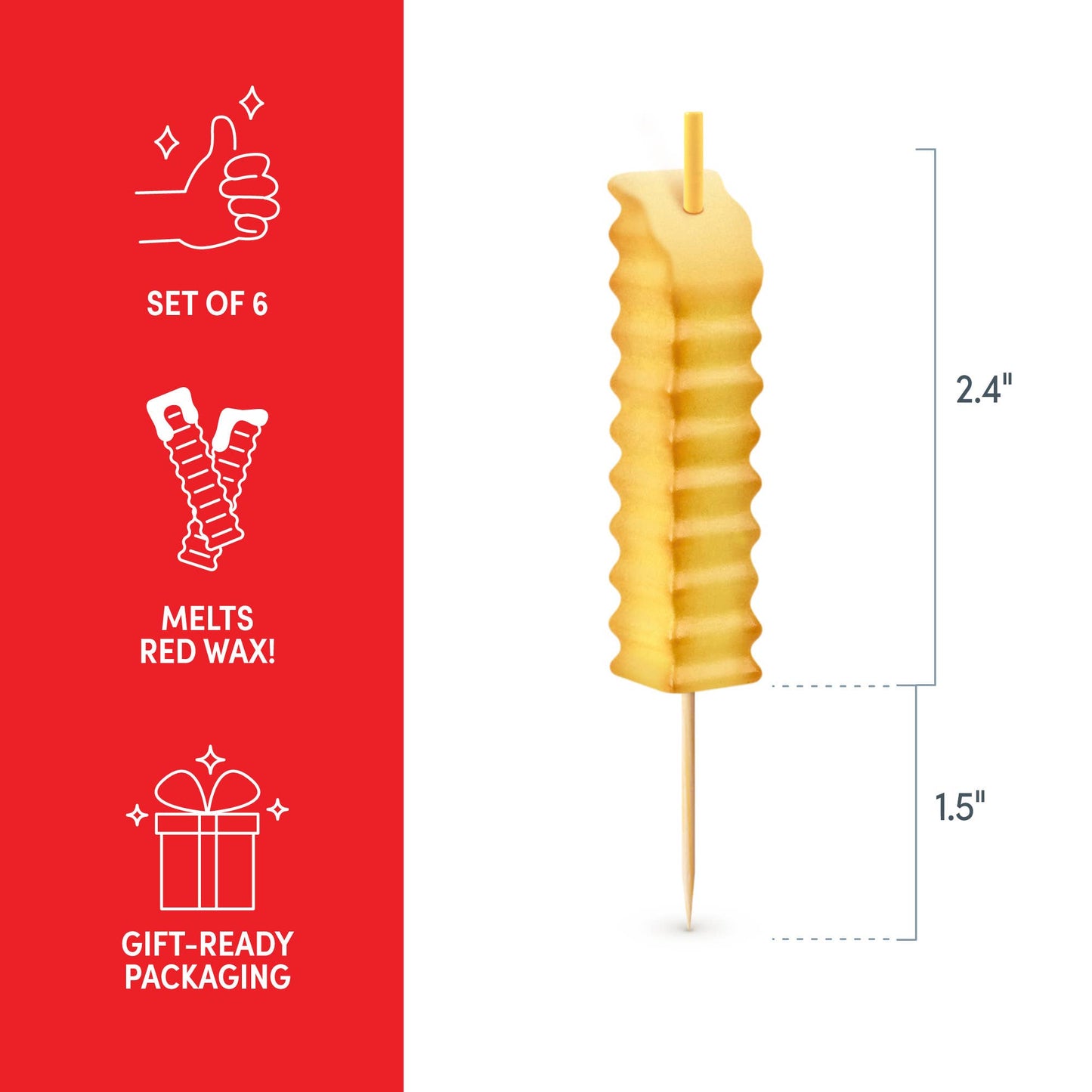 Hot and Crispy French Fry Candles Set