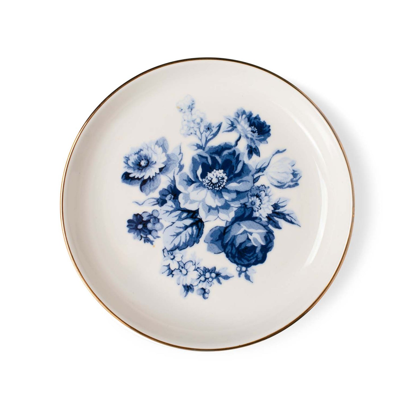 Blue Bouquet Small Trinket Dish