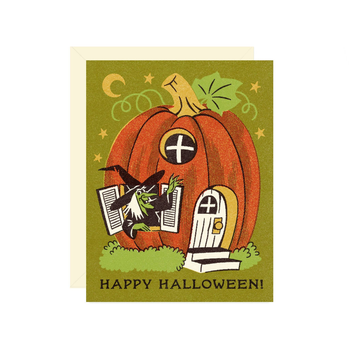 Halloween Witch Card