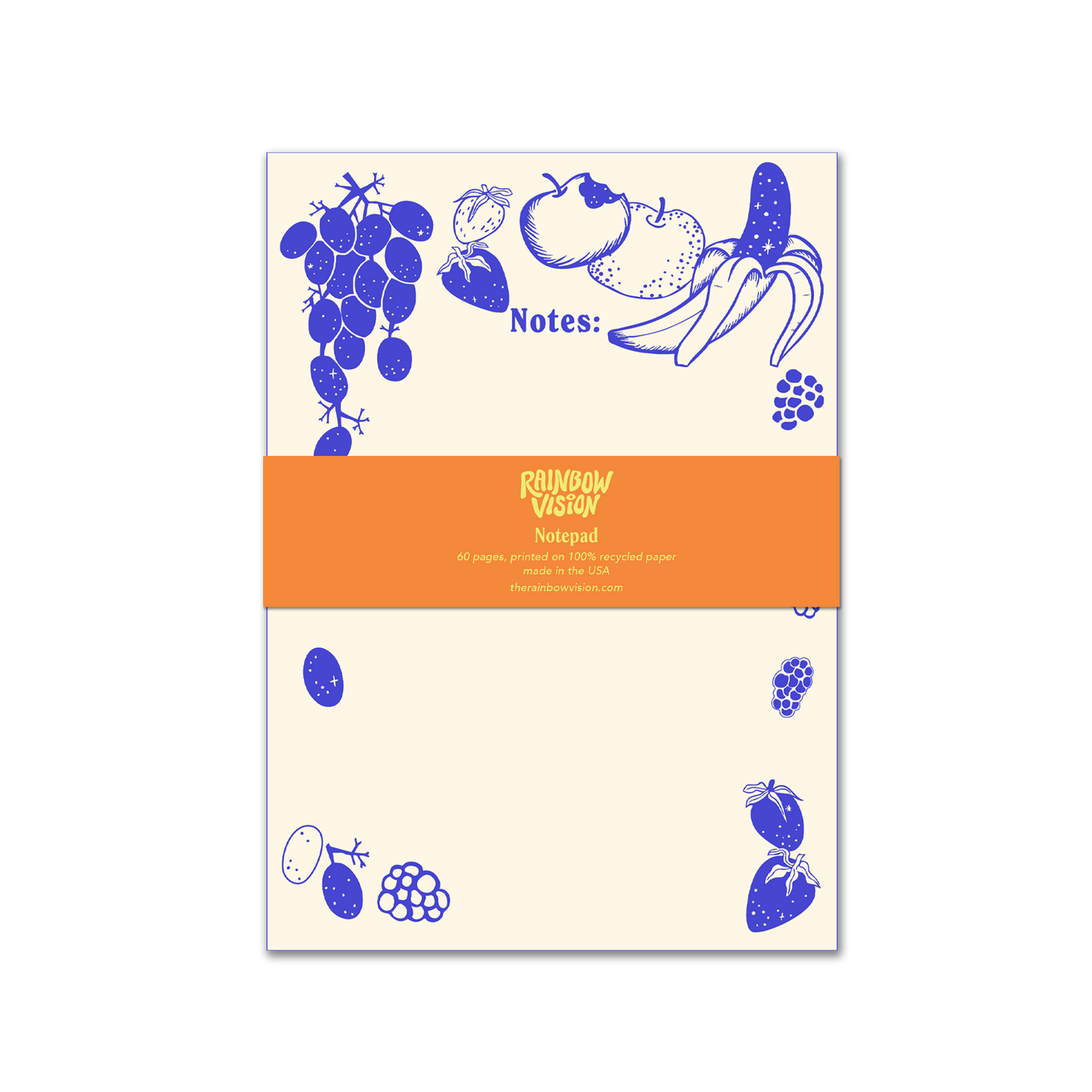 Space Fruit Notepad