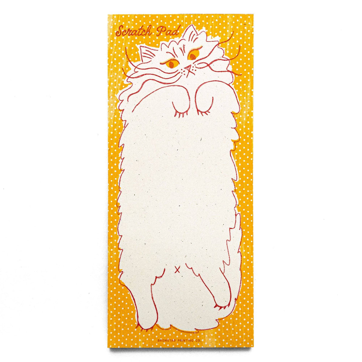 Scratch Pad Cat Risograph Notepad