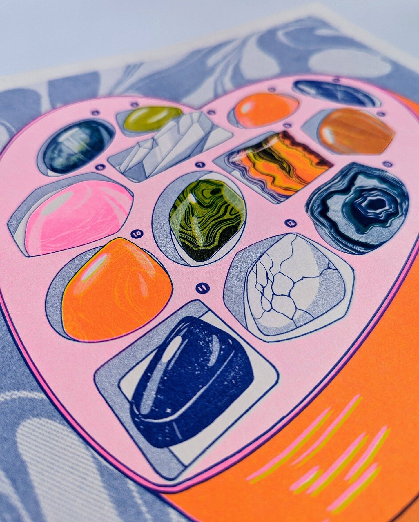 Man I Love Rocks and Gemstones print