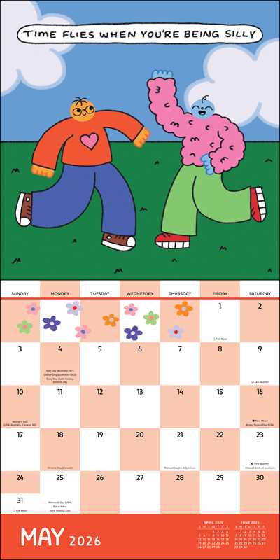 2026 In My Cozy Era Wall Calendar