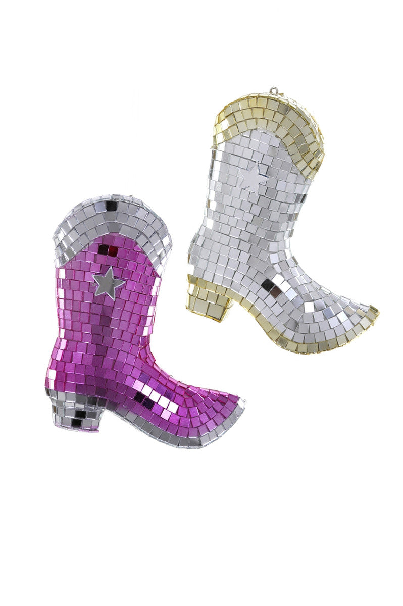 Disco Cowboy Boot Ornament