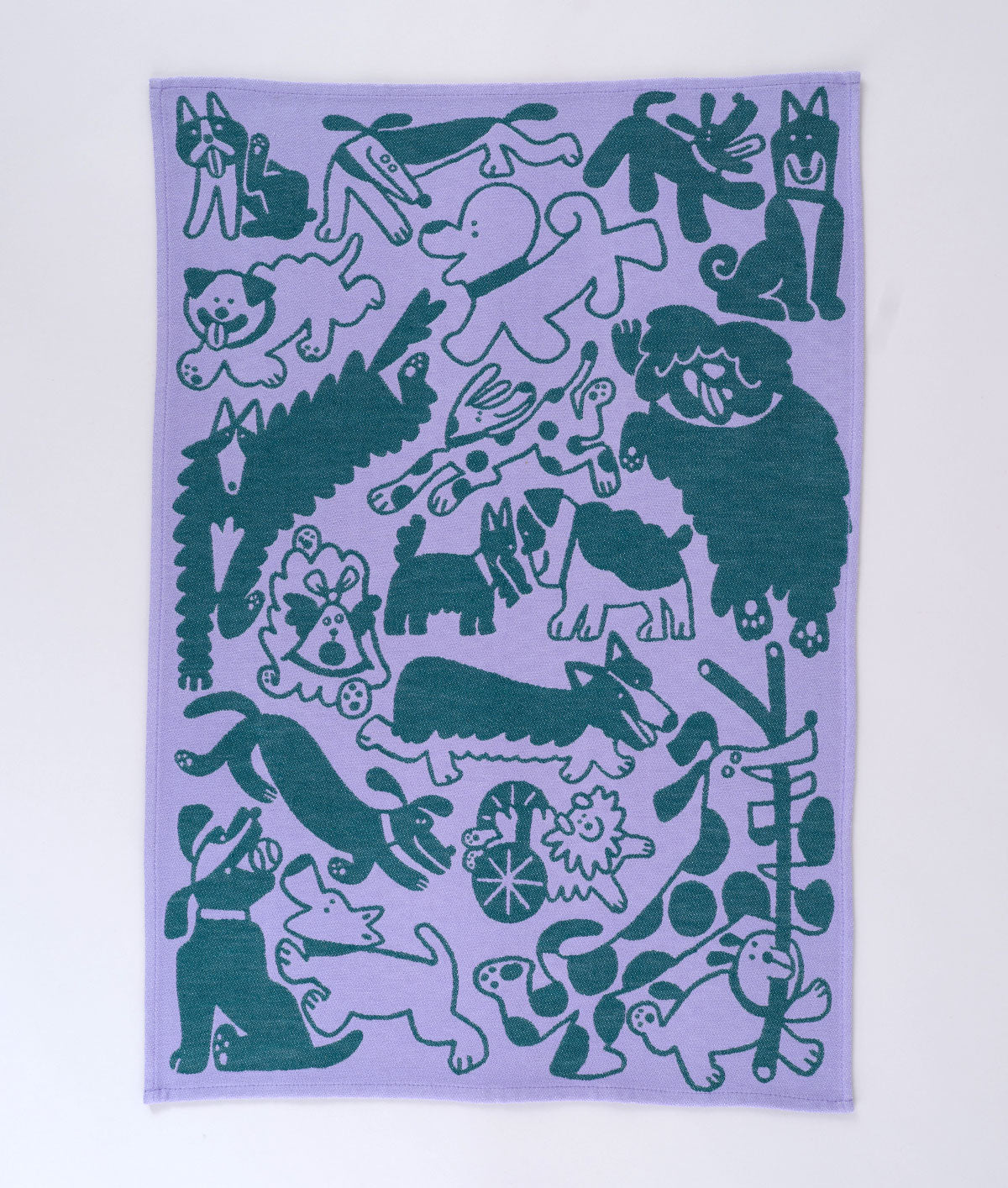Dogs Day Out Tea Towel