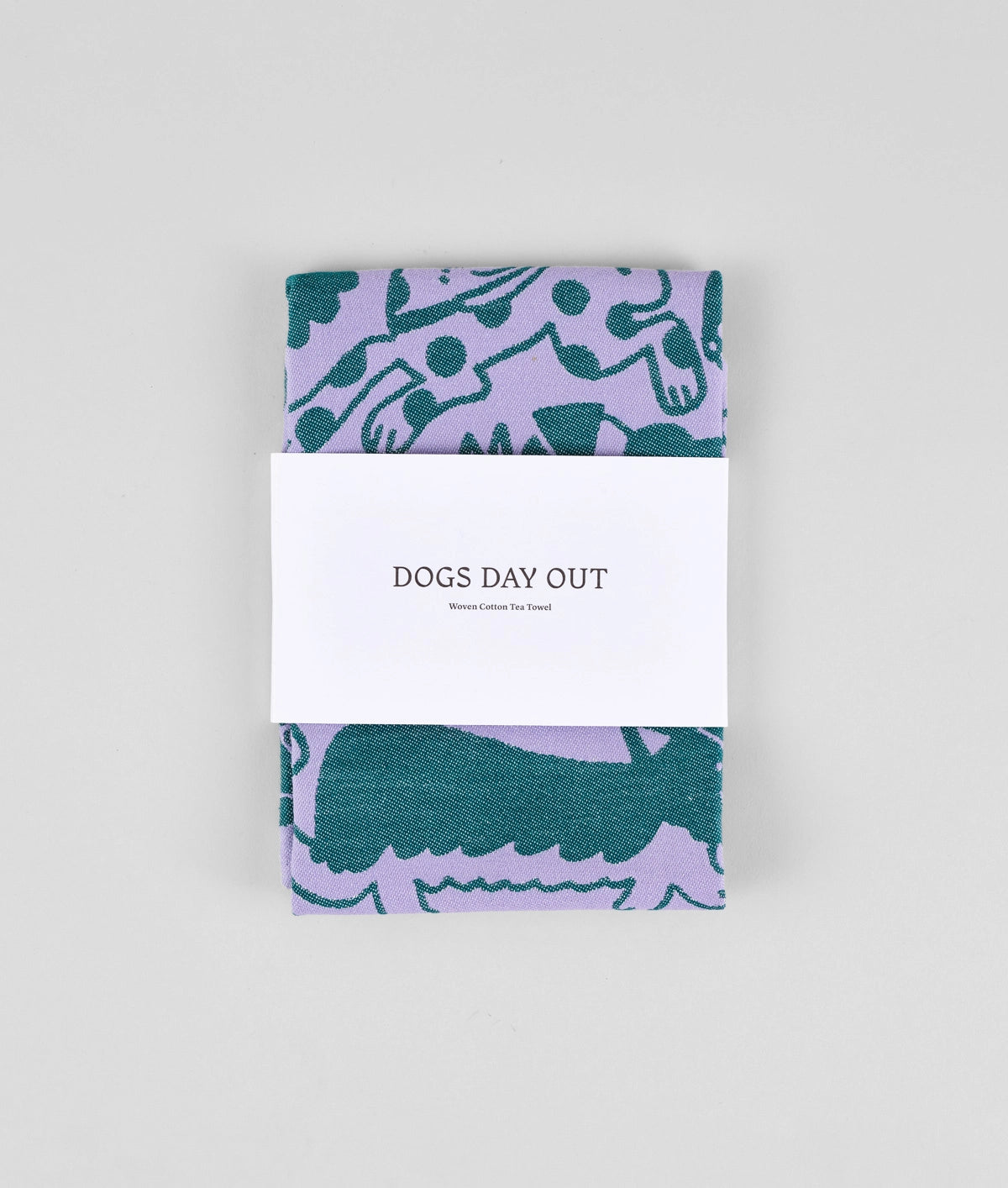 Dogs Day Out Tea Towel