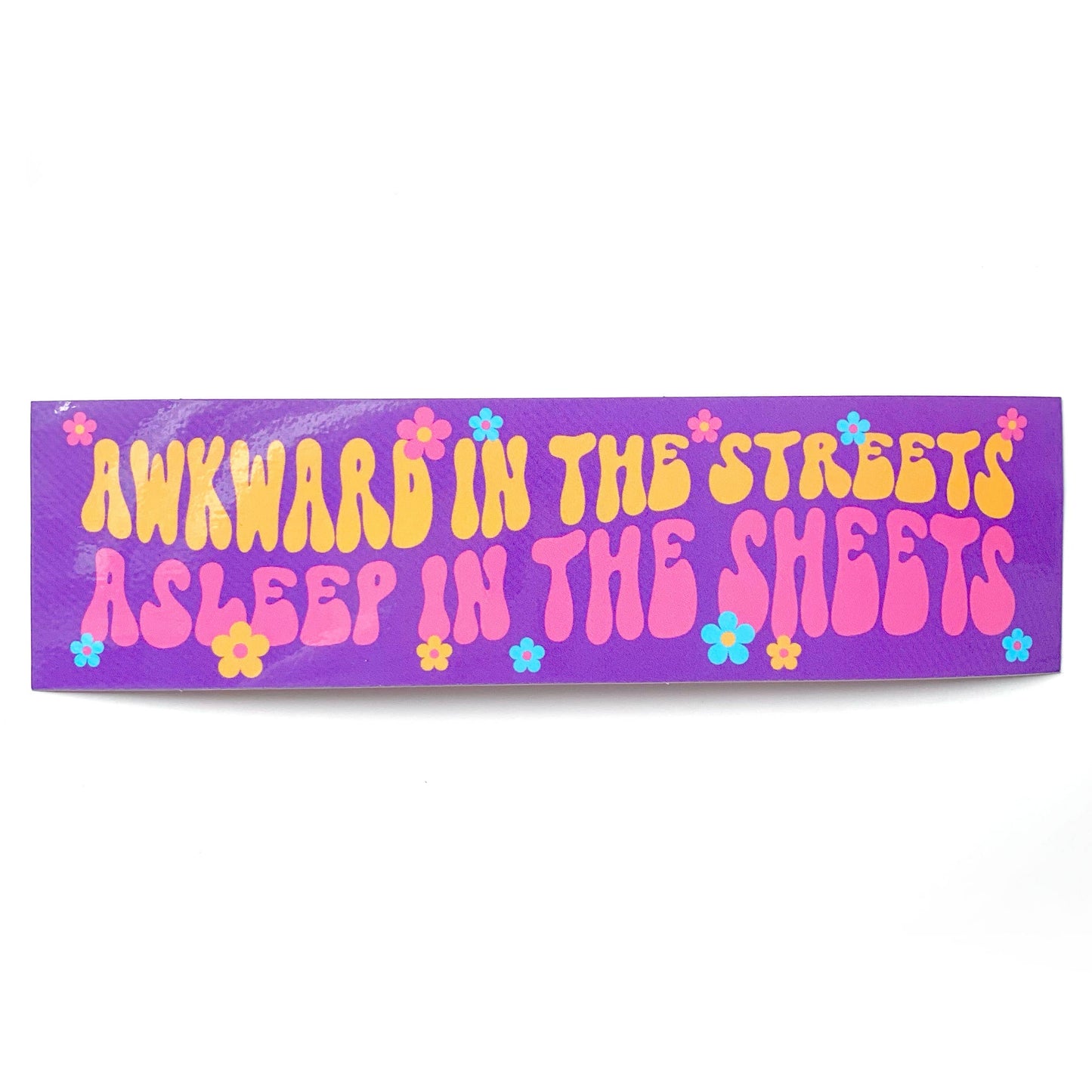 Awkward in the Streets Mini Bumper Sticker
