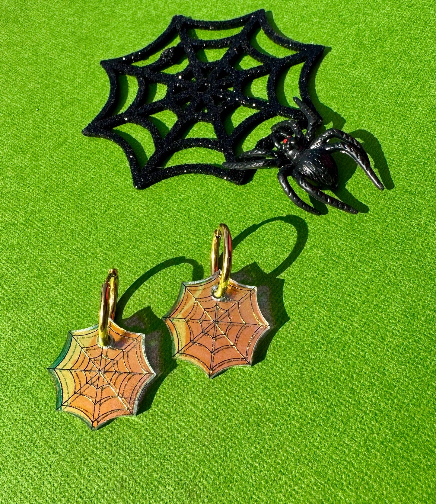 Mini Spiderweb Earrings
