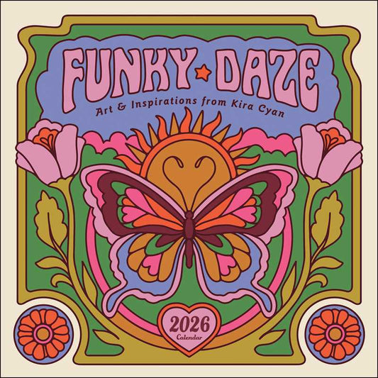 2026 Kira Cyan Wall Calendar