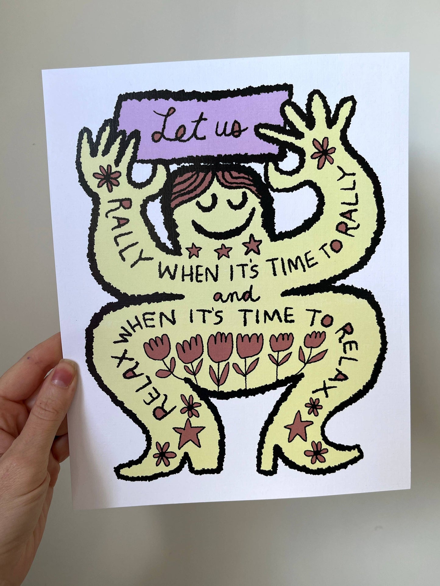 Rally and Relax print