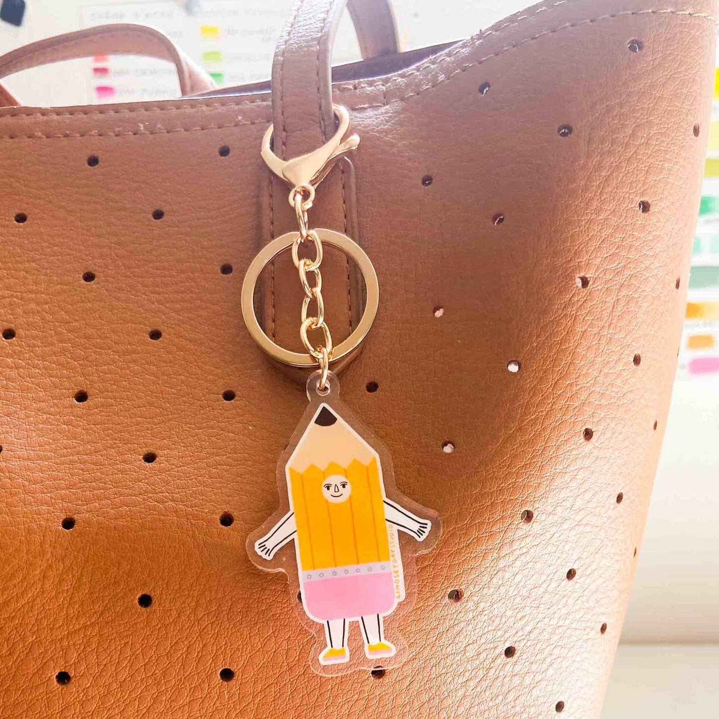 Pencil Friend Keychain