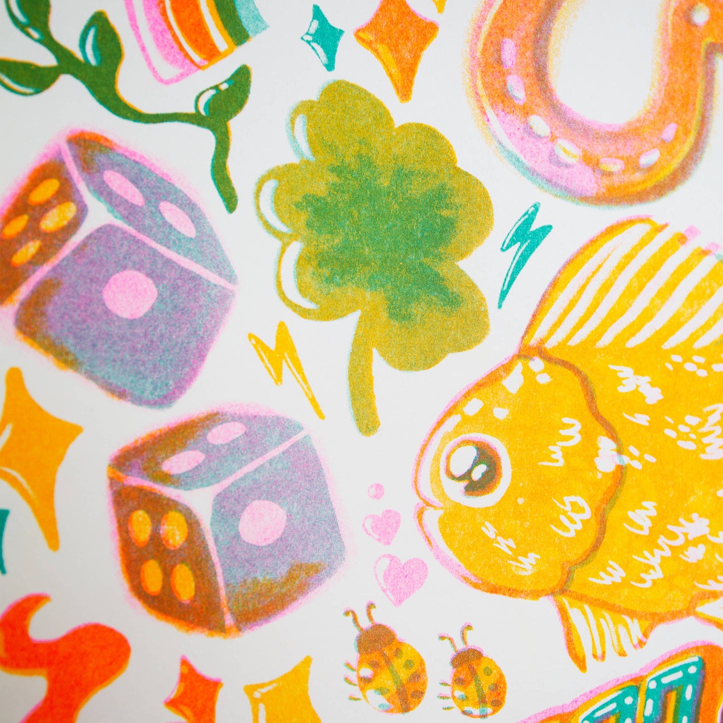 Good Luck Charms print