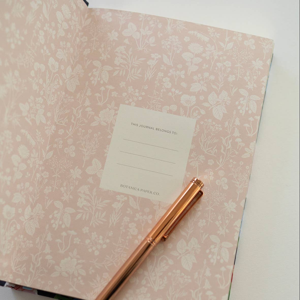 Poppy Garden Linen Bound Journal