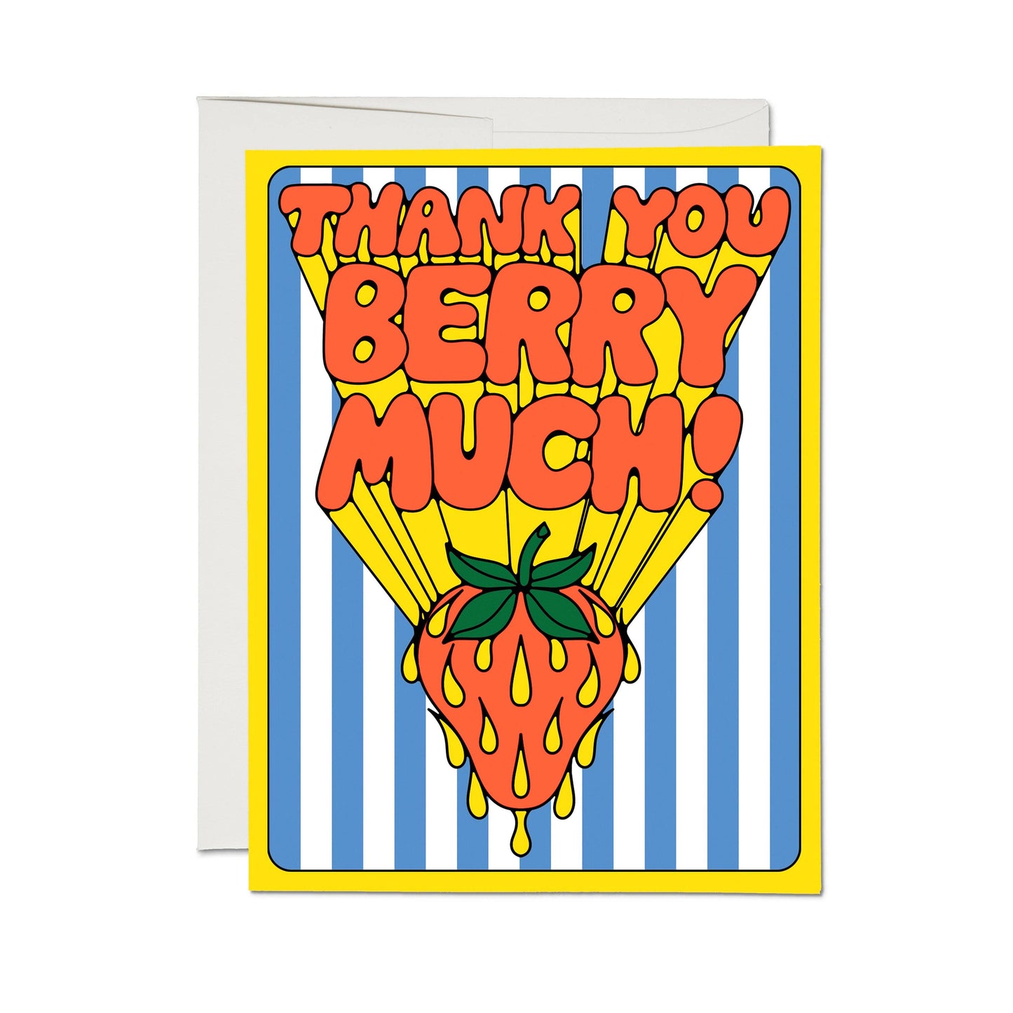 So Many Strawberries card