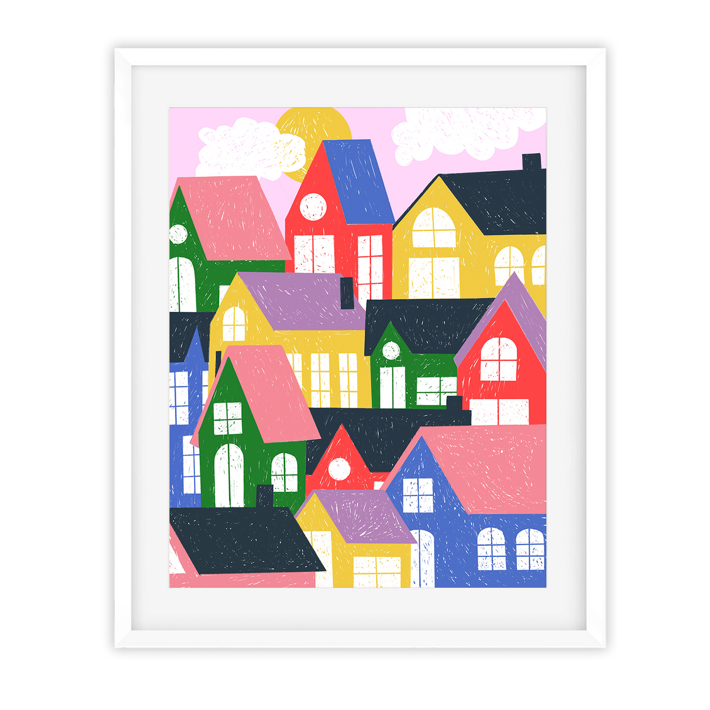 Little Houses print