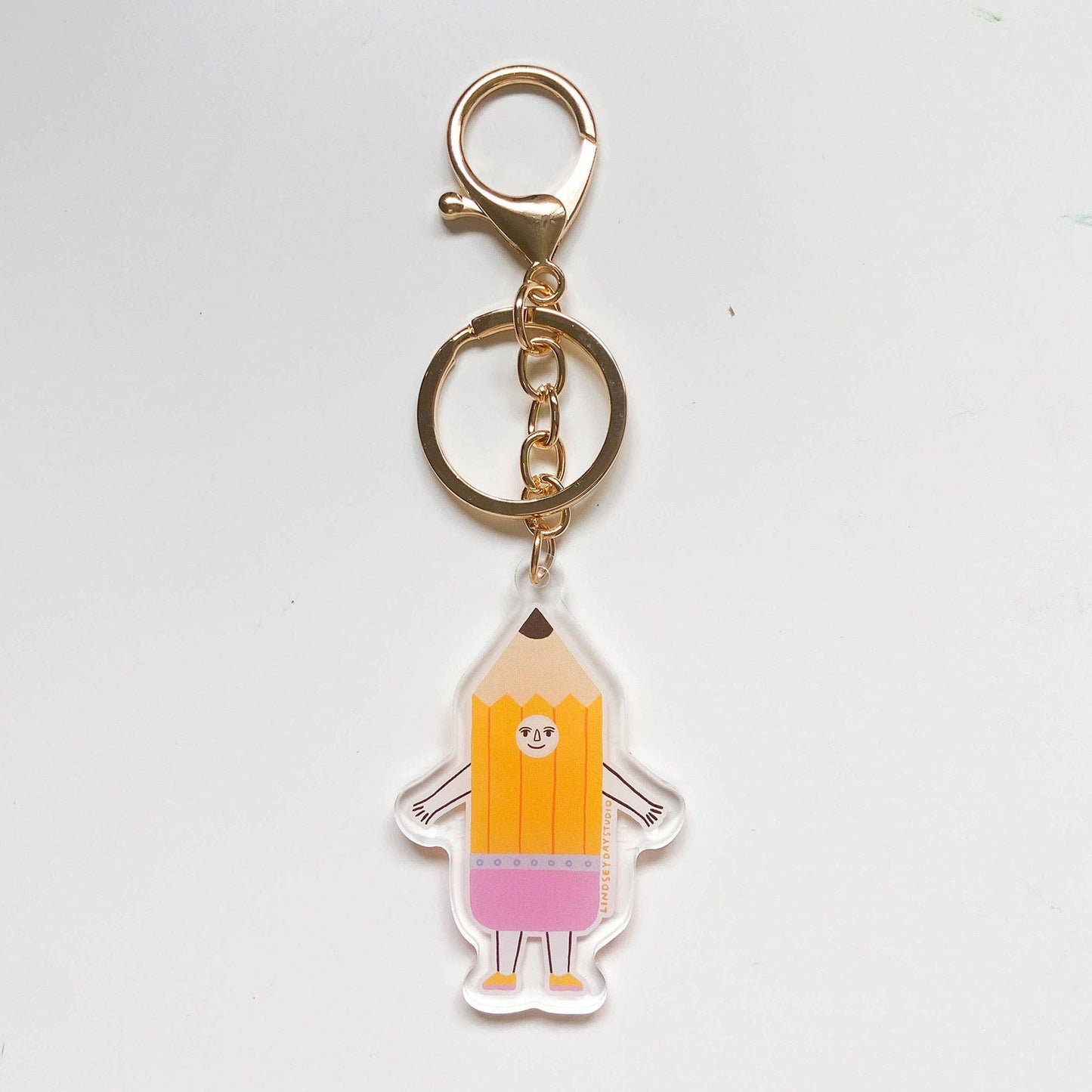 Pencil Friend Keychain
