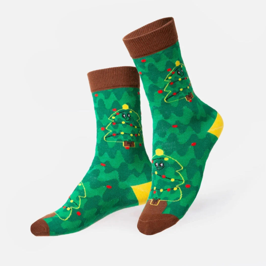 Xmas Tree Kids Socks
