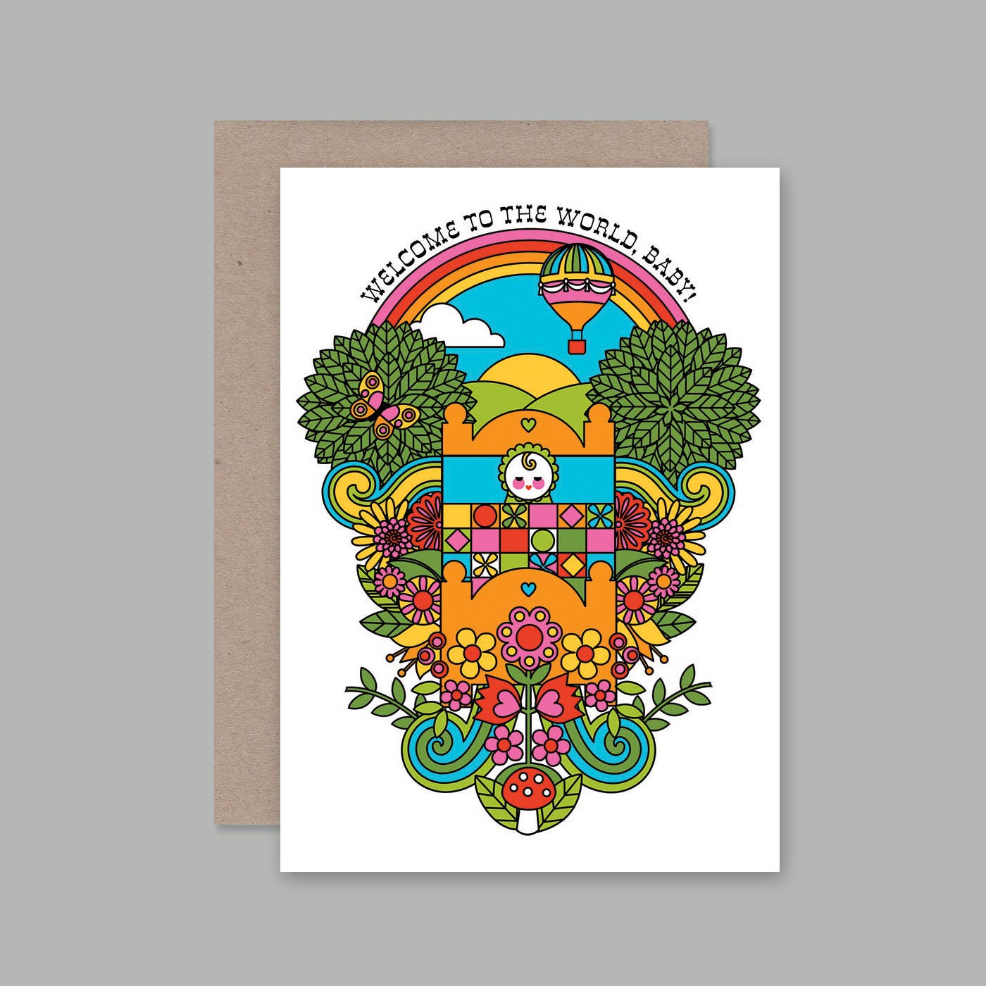 Welcome to the World card - New Baby Card