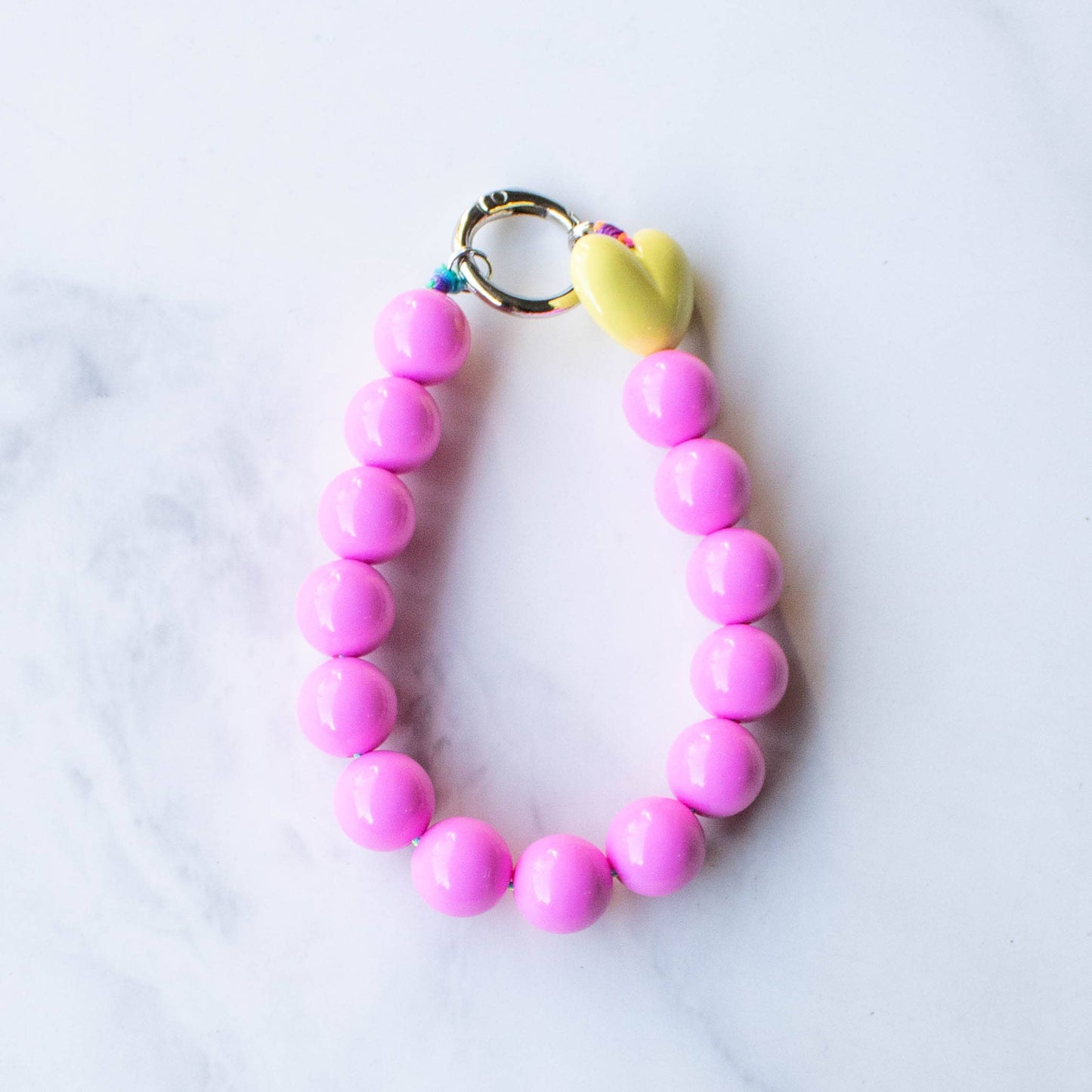Sweetheart Bead Bag Charm