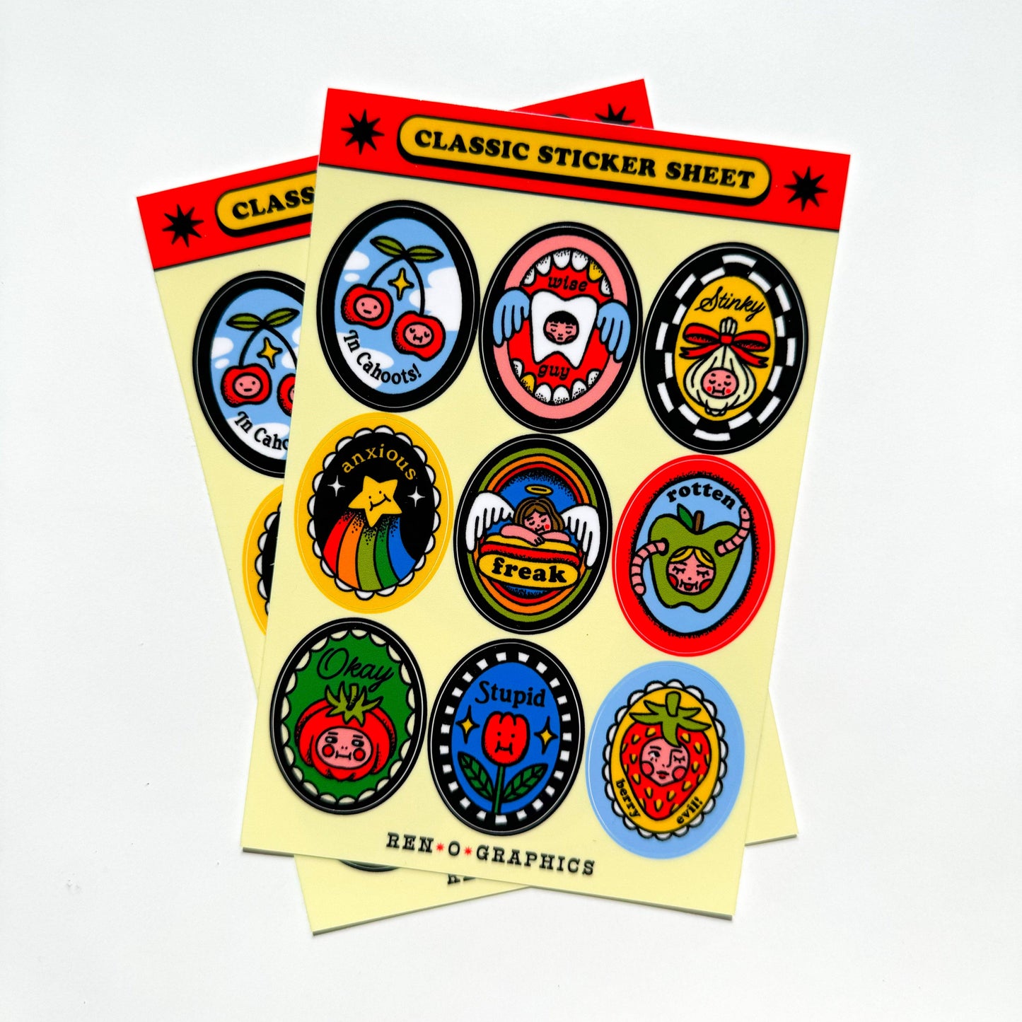 Classic Sticker Sheet
