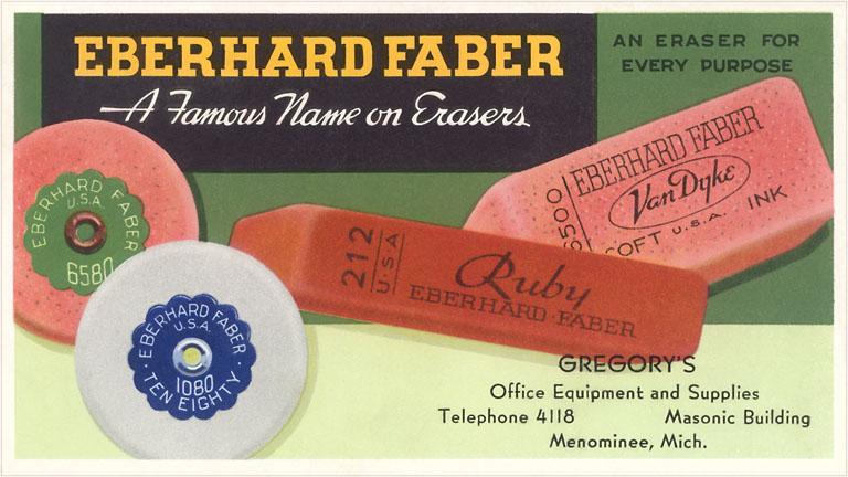 Eraser card