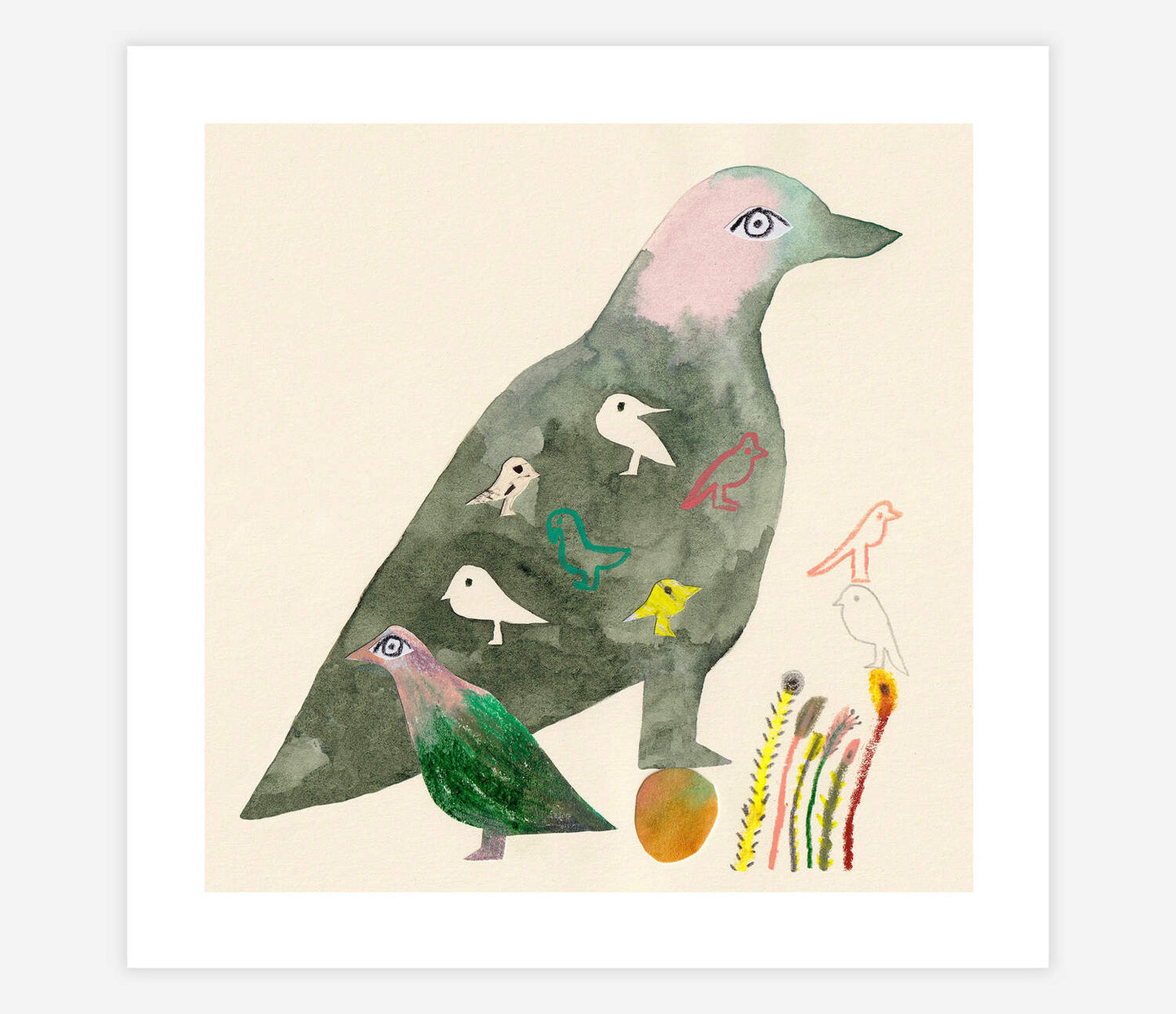 Pink Necked Green Pigeon print