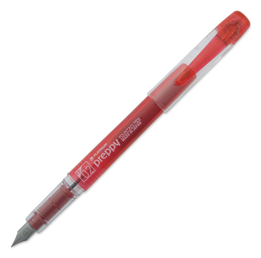 Platinum Preppy Red Fountain Pen (Extra Fine Nib)