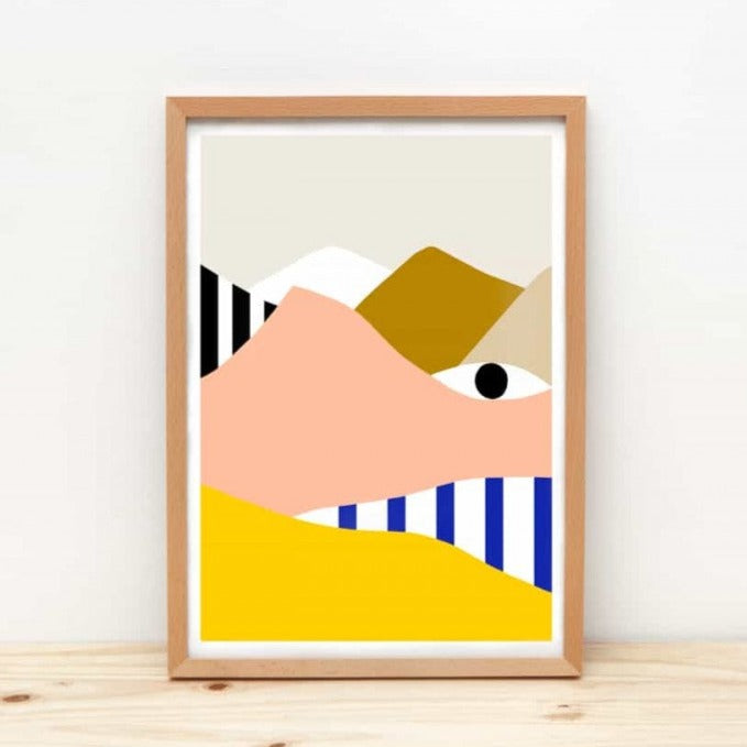 Eye Mountain Print