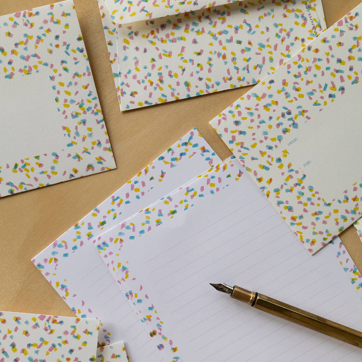 Confetti Letter Writing Set