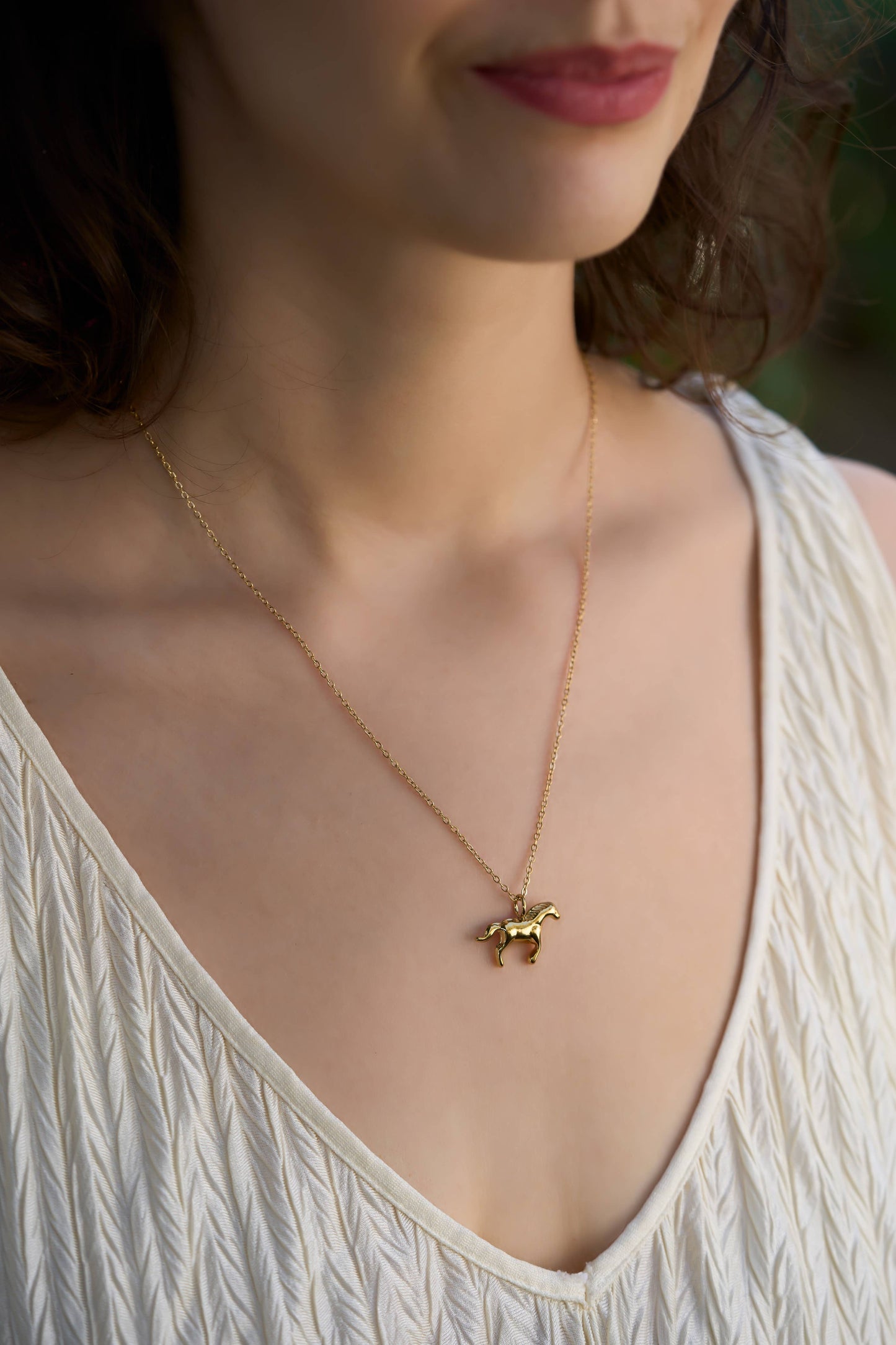 Galloping Horse Trinket Necklace