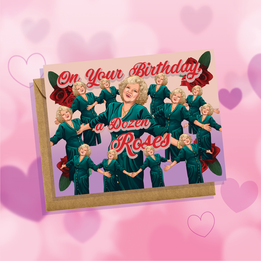 On Your Birthday, A Dozen Roses card