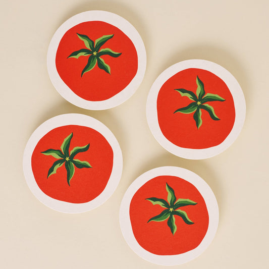 Tomato Coasters Set