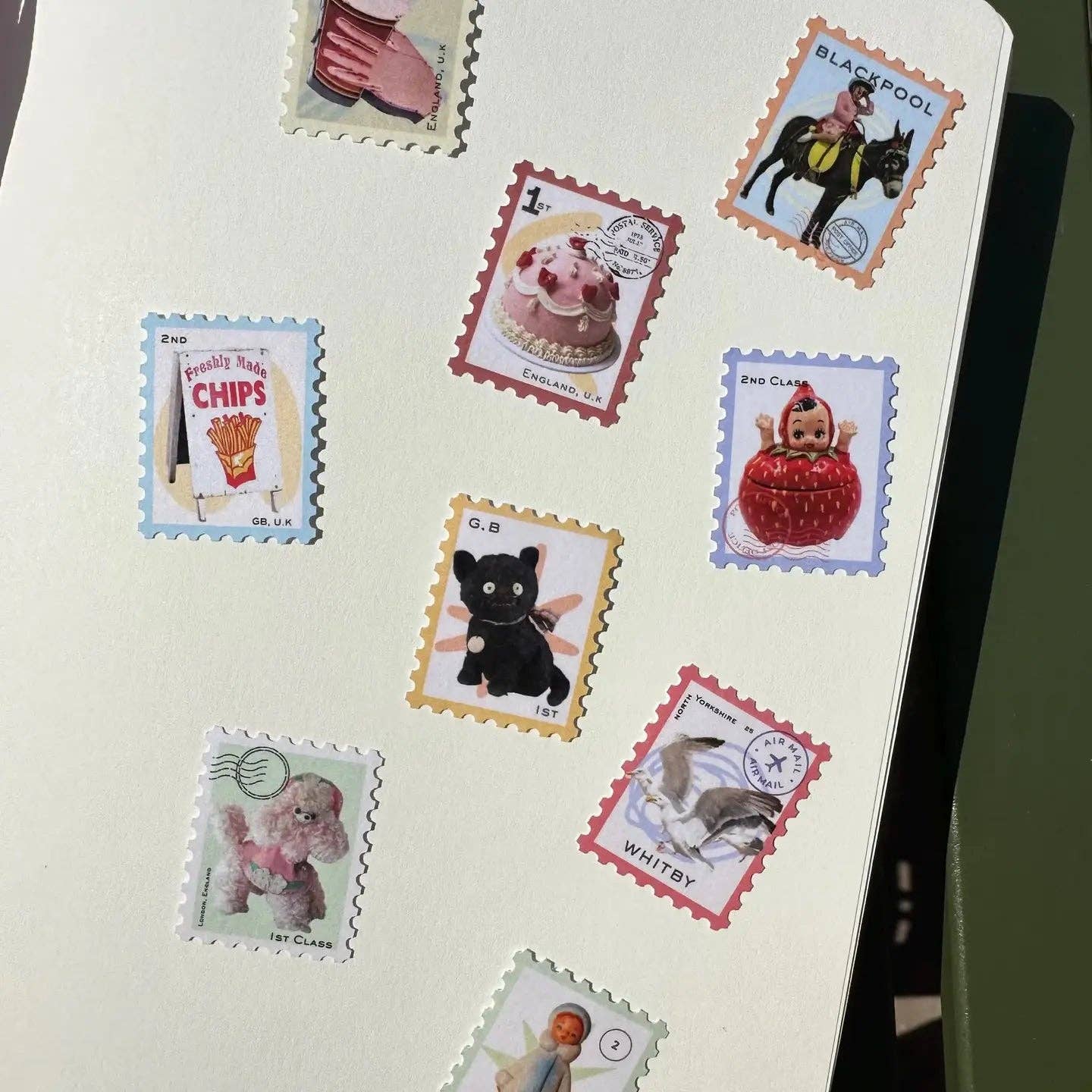 Stamps Washi Flake Stickers