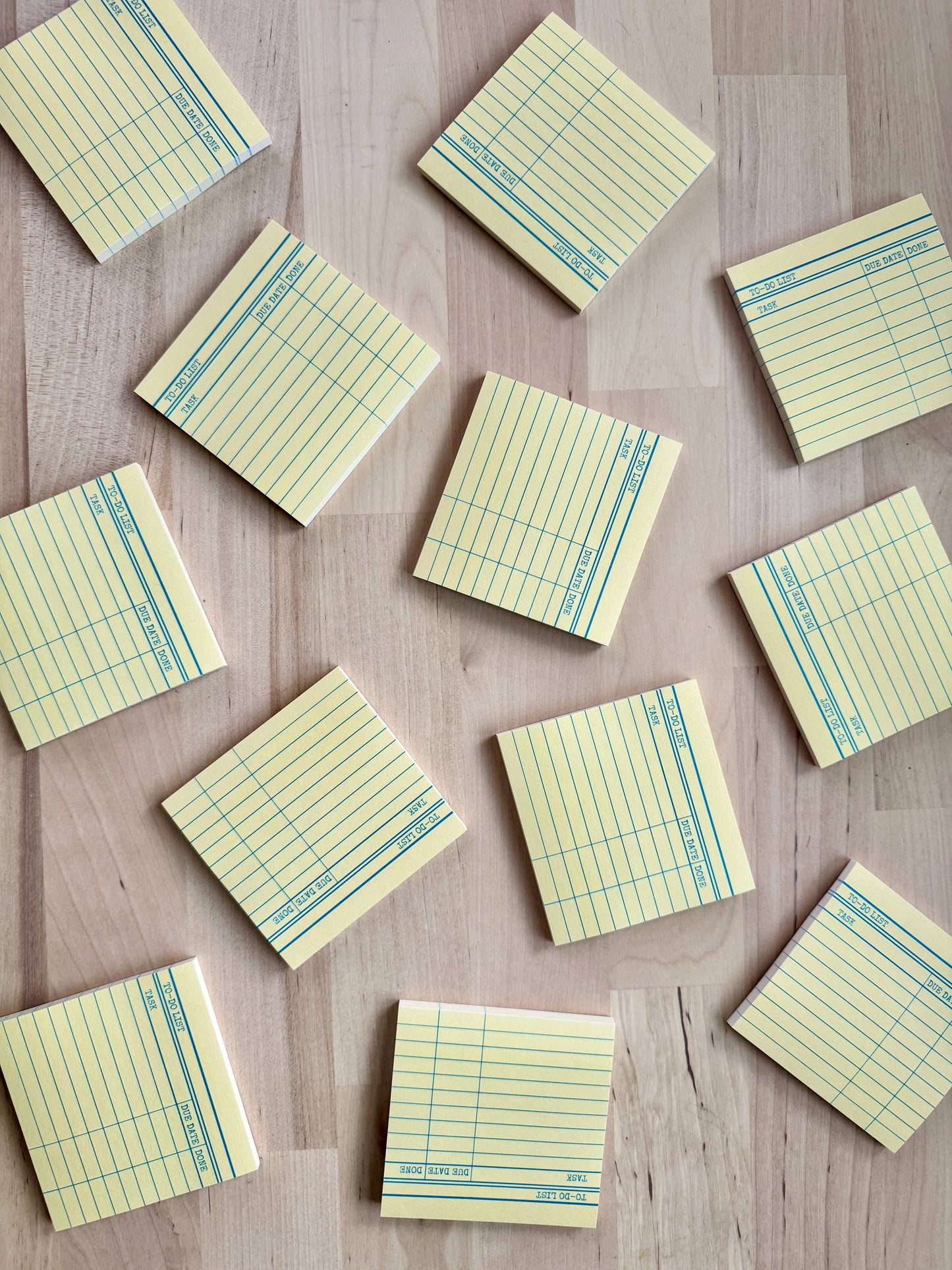 Library Card Sticky Notes
