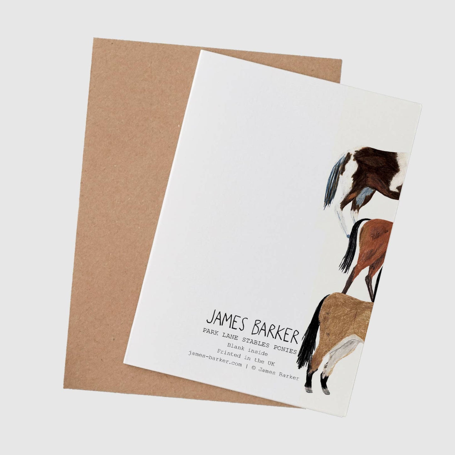 Ponies Greeting Card