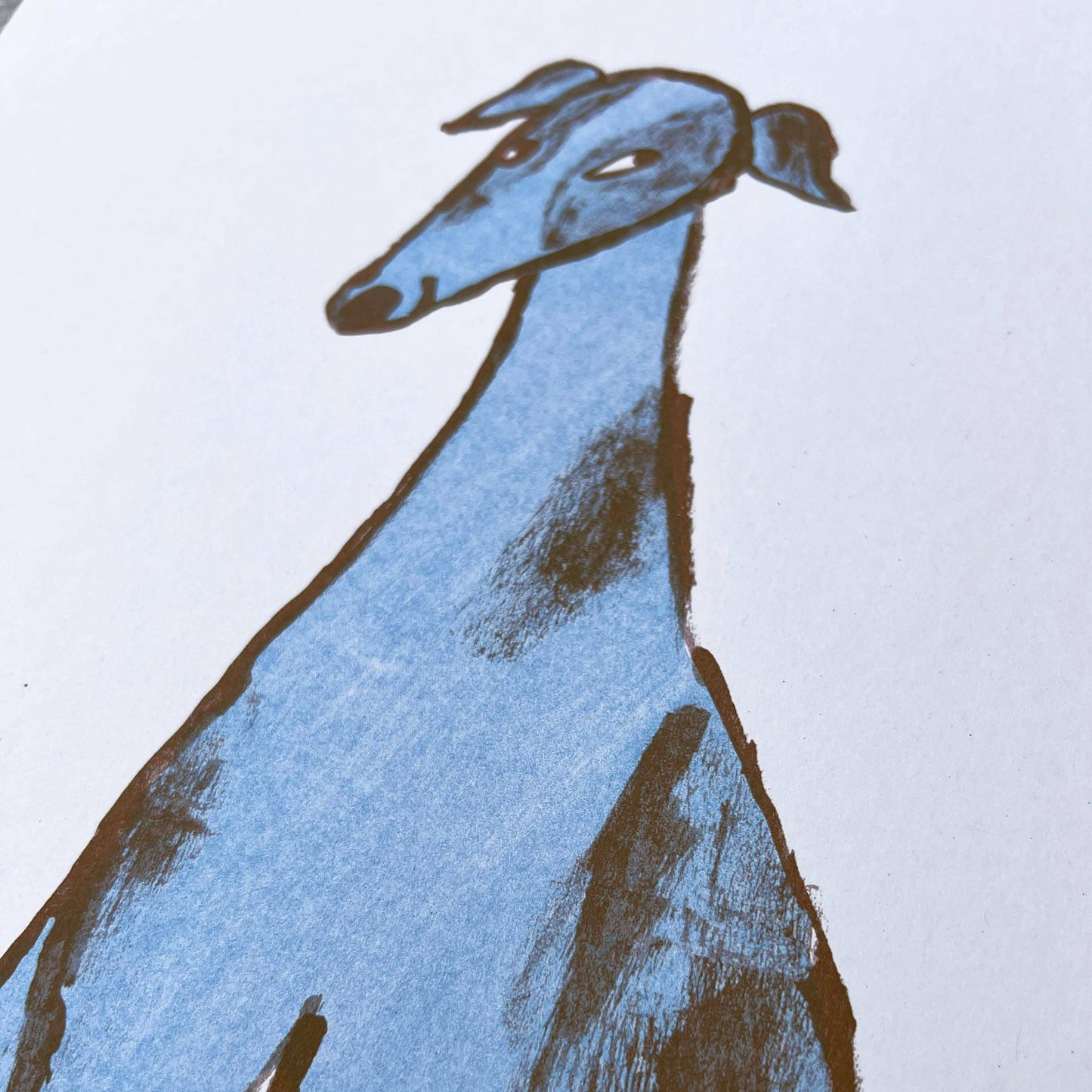 Blue Dog print