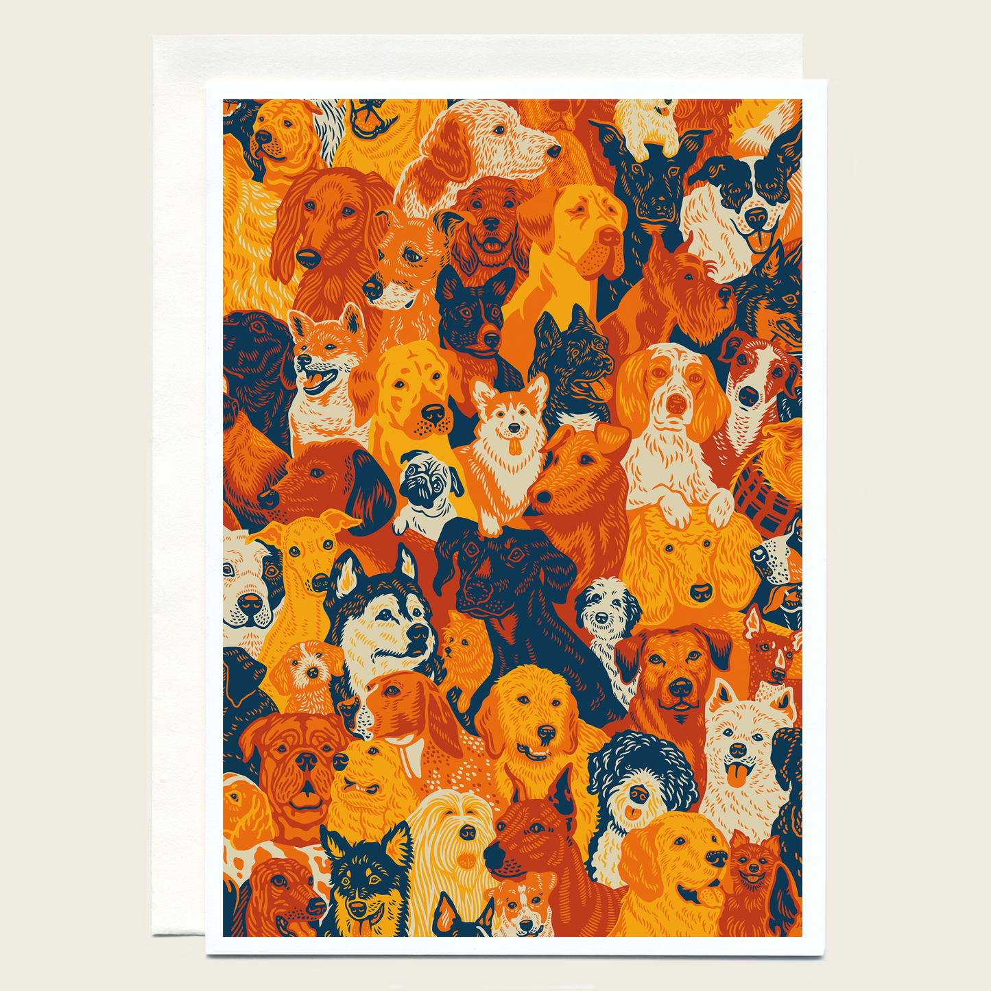 Many Dogs card