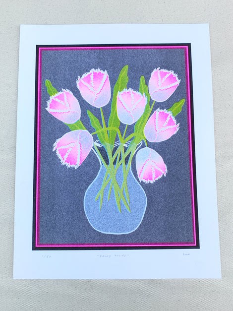 Fancy Tulips 8.5x11"