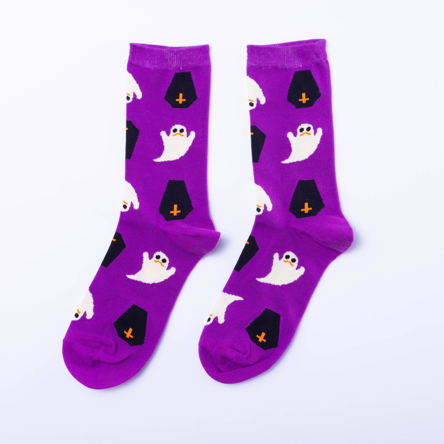 Ghost and Coffin Small Crew Socks