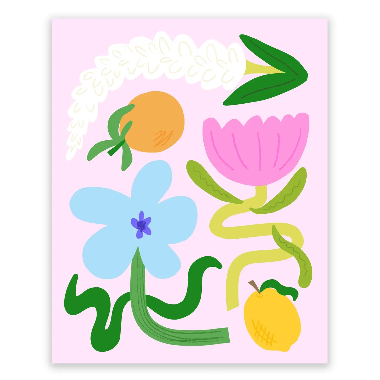 Flowers and Fruits 11x14"