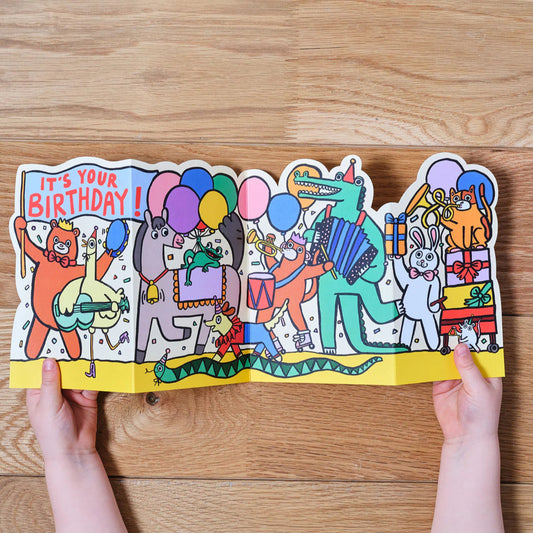 Party Parade Fold Out card