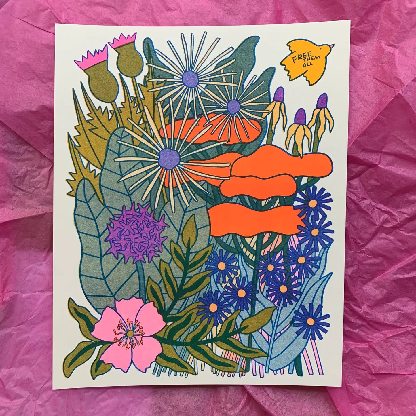 Free Them All 8x10"