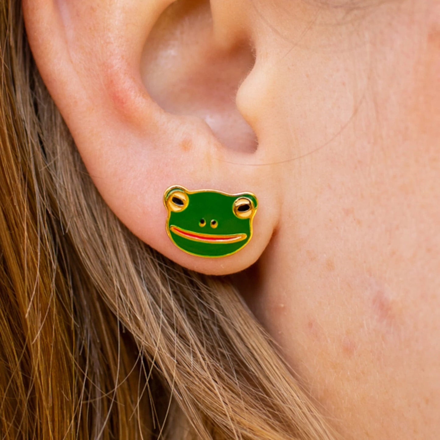 Frog Stud Earrings
