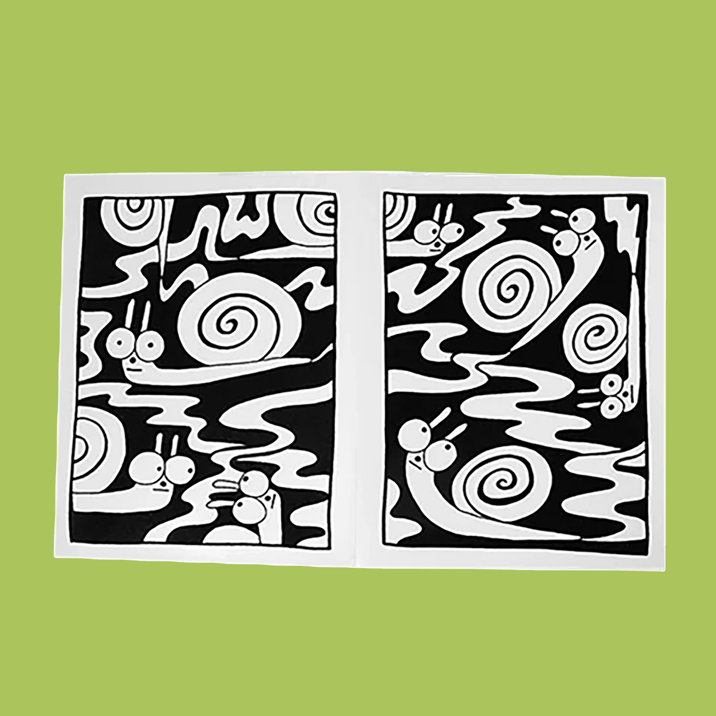 Snails Fuzzy Pocket Folder